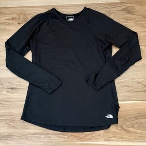 The North Face Long Sleeve Activewear Crewneck Shirt Sz M, Black